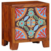 Produktbild för Sängbord 2 st 40x30x45 cm massivt trä akacia