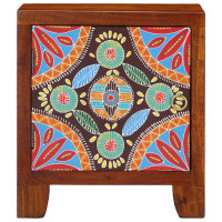 Produktbild för Sängbord 2 st 40x30x45 cm massivt trä akacia