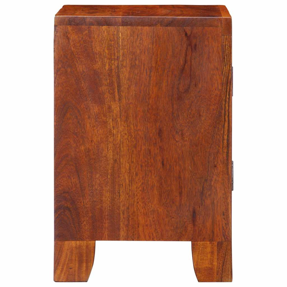 Produktbild för Sängbord 2 st 40x30x45 cm massivt trä akacia