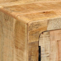 Produktbild för Sängbord 2 st 40x32x46 cm massivt trä grov mango