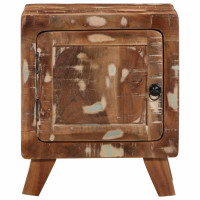 Produktbild för Sängbord 2 st 40x32x46 cm massivt trä återvunnet