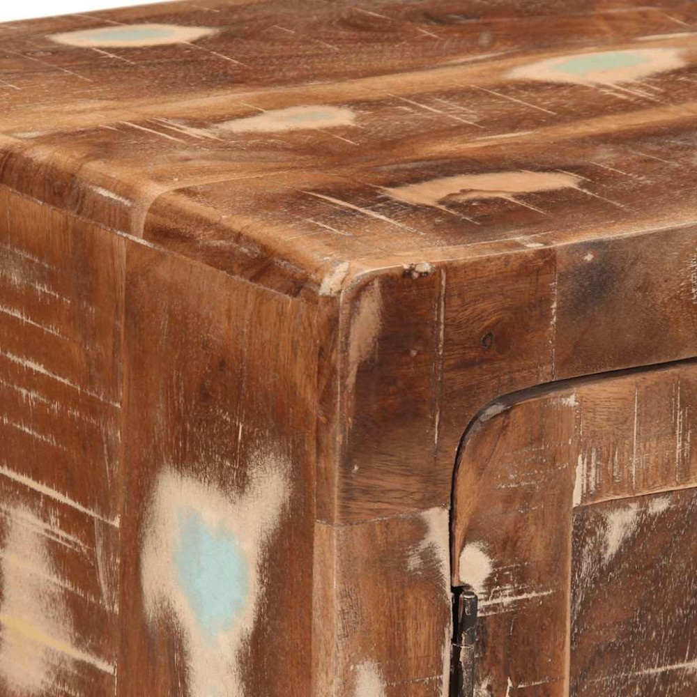 Produktbild för Sängbord 2 st 40x32x46 cm massivt trä återvunnet