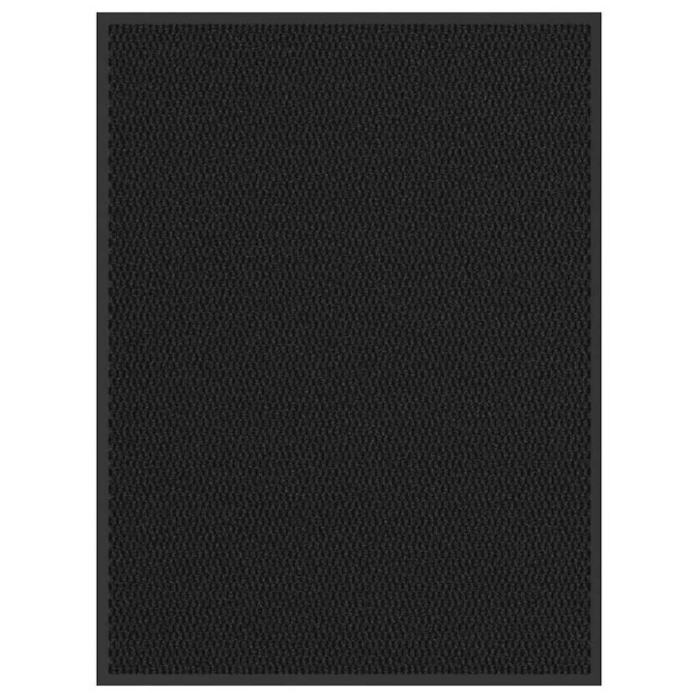 Produktbild för Dörrmatta svart 90x120 cm