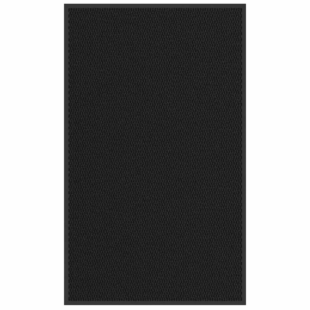 Produktbild för Dörrmatta svart 90x150 cm