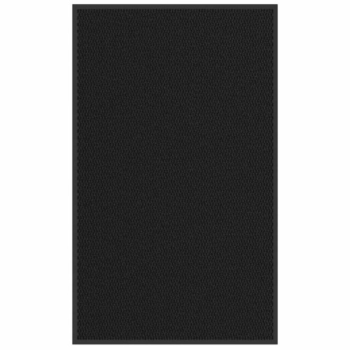 vidaXL Dörrmatta svart 90x150 cm