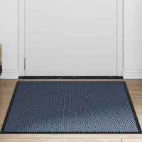 Produktbild för Dörrmatta blå 90x150 cm