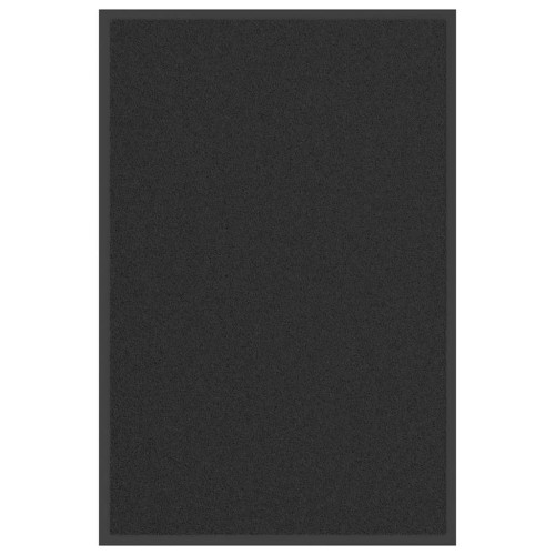 vidaXL Dörrmatta svart 60x90 cm