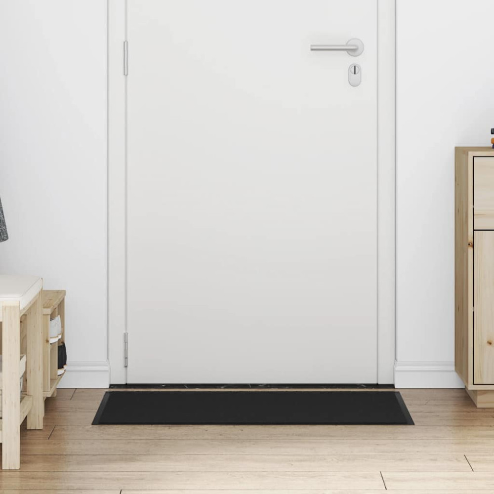 Produktbild för Dörrmatta svart 60x90 cm