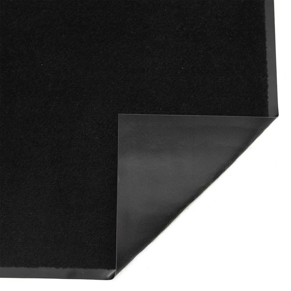 Produktbild för Dörrmatta svart 60x90 cm