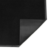 Produktbild för Dörrmatta svart 60x90 cm
