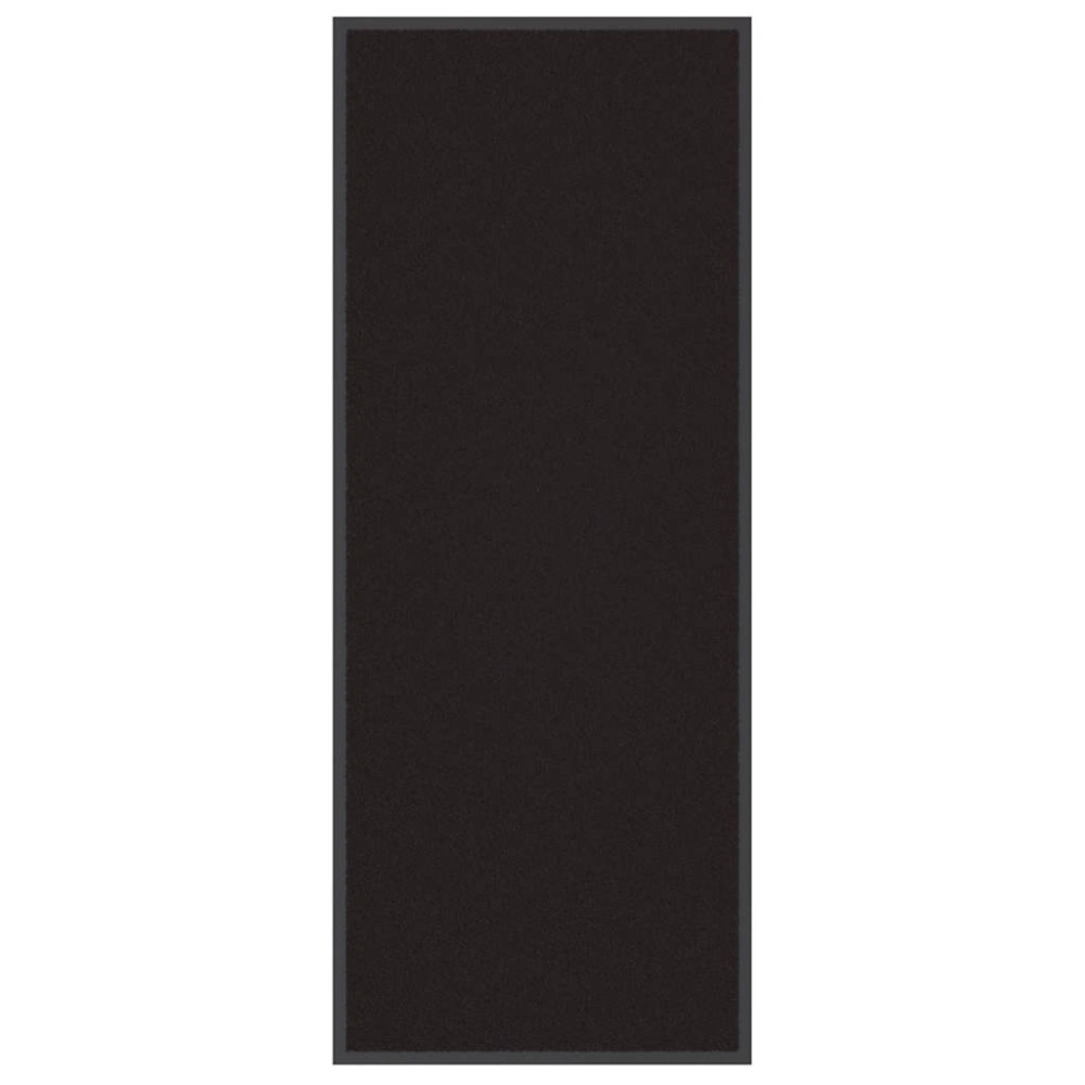 Produktbild för Dörrmatta svart 60x150 cm