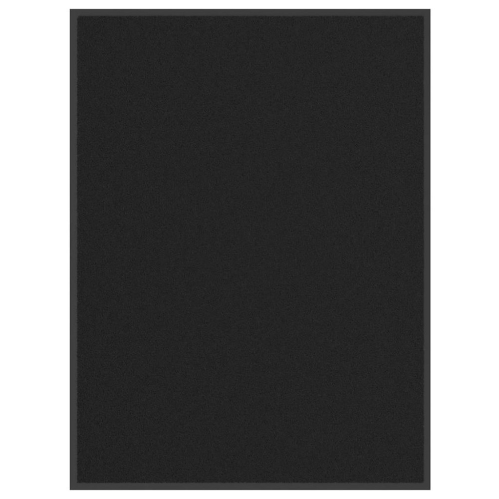 Produktbild för Dörrmatta svart 80x120 cm