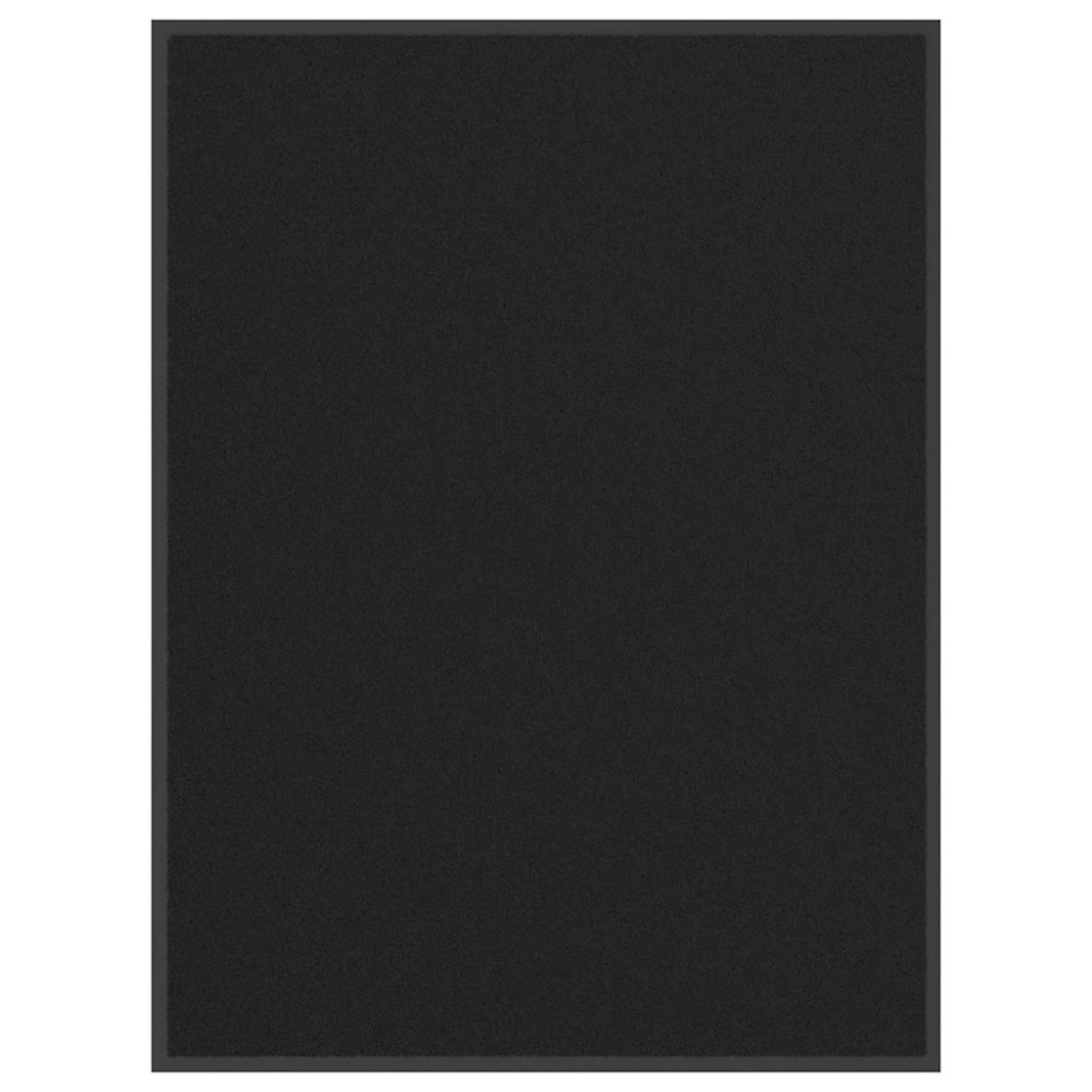 Produktbild för Dörrmatta svart 90x120 cm