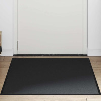 Produktbild för Dörrmatta svart 90x120 cm