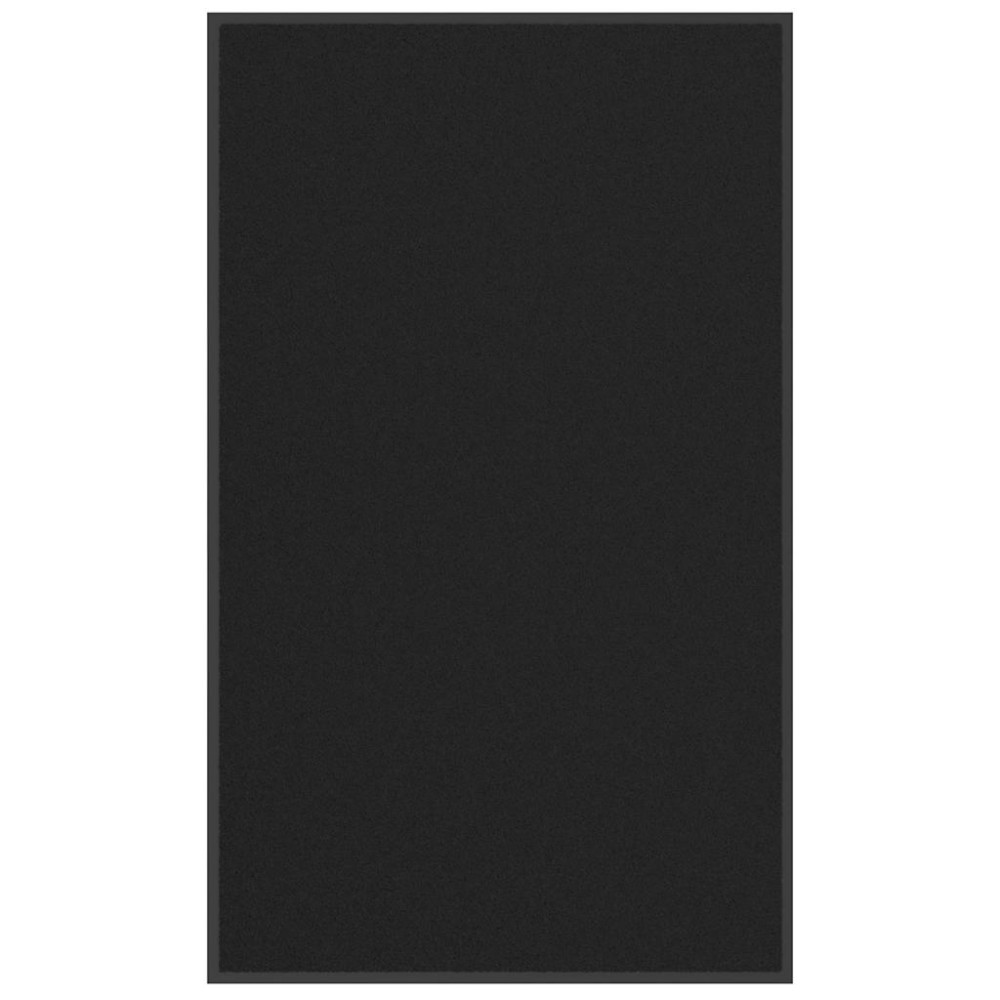 Produktbild för Dörrmatta svart 90x150 cm