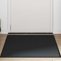 Produktbild för Dörrmatta svart 90x150 cm
