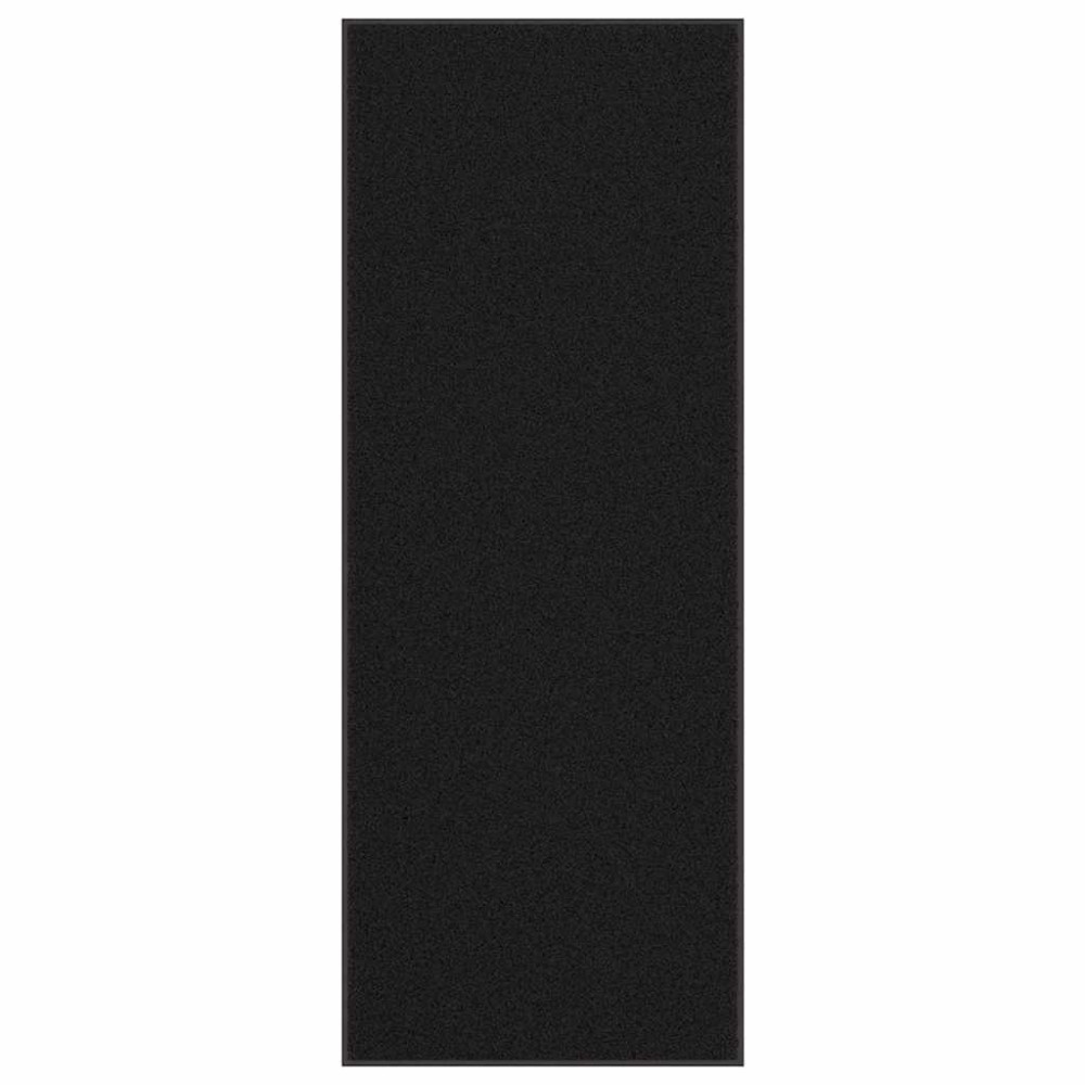 Produktbild för Dörrmatta svart 115x300 cm