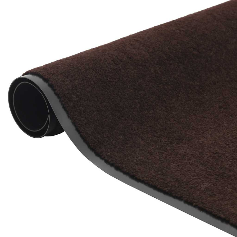 Produktbild för Dörrmatta brun 60x90 cm