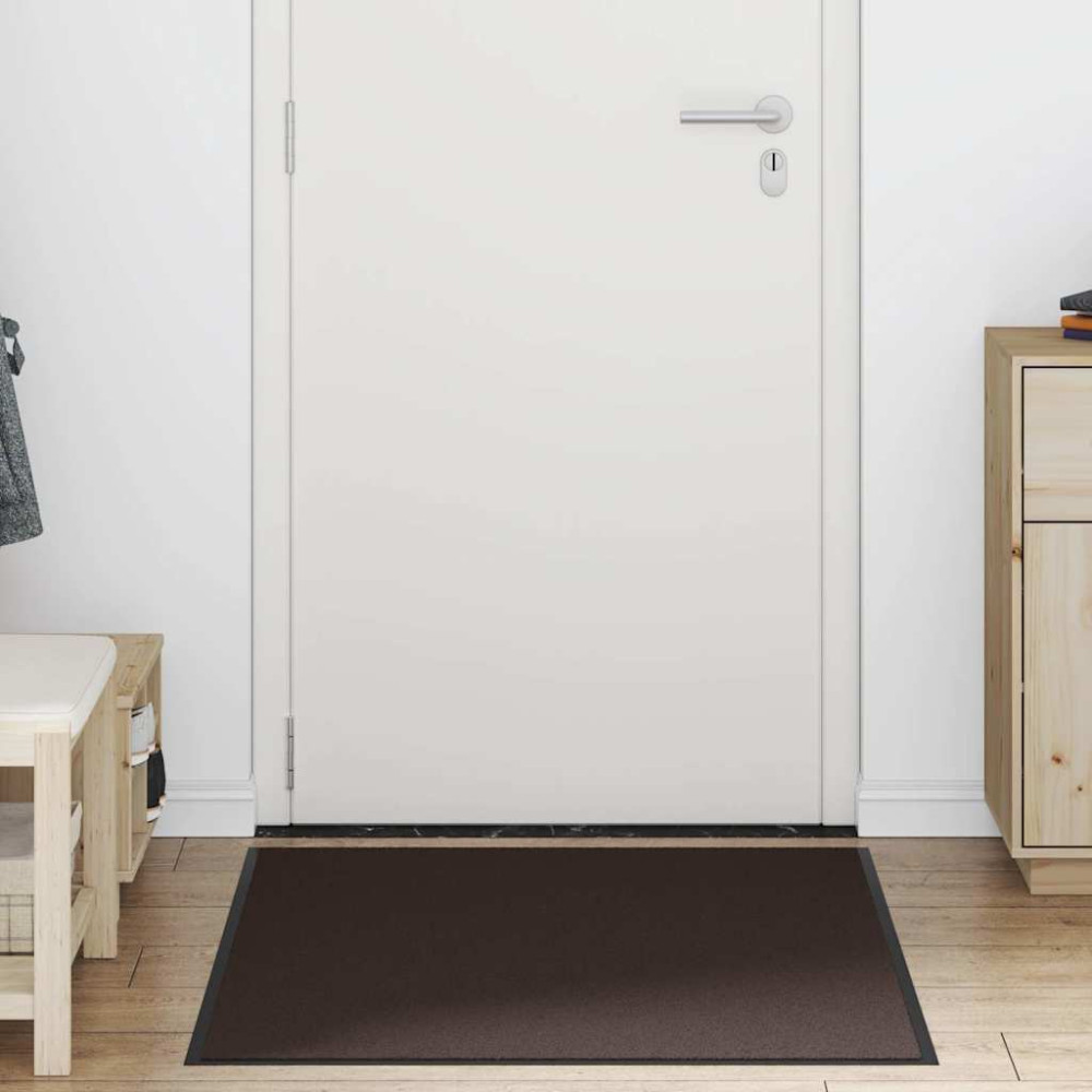 Produktbild för Dörrmatta brun 90x120 cm