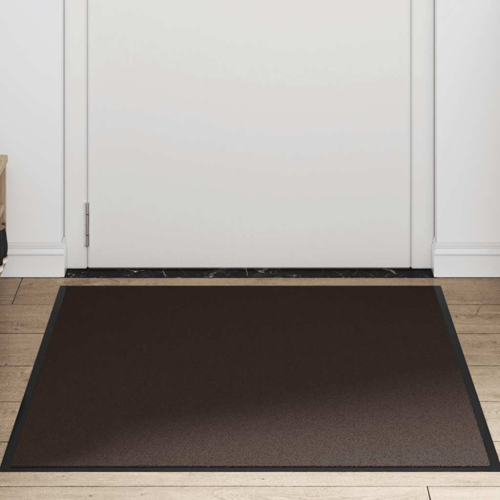 Produktbild för Dörrmatta brun 90x120 cm