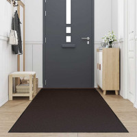 Produktbild för Dörrmatta brun 115x500 cm