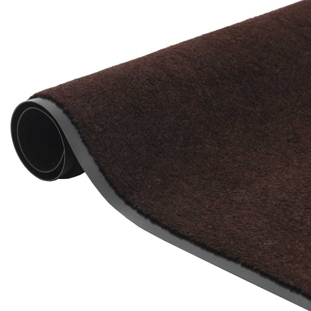Produktbild för Dörrmatta brun 115x500 cm