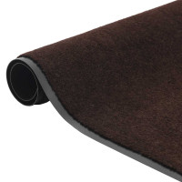 Produktbild för Dörrmatta brun 115x500 cm