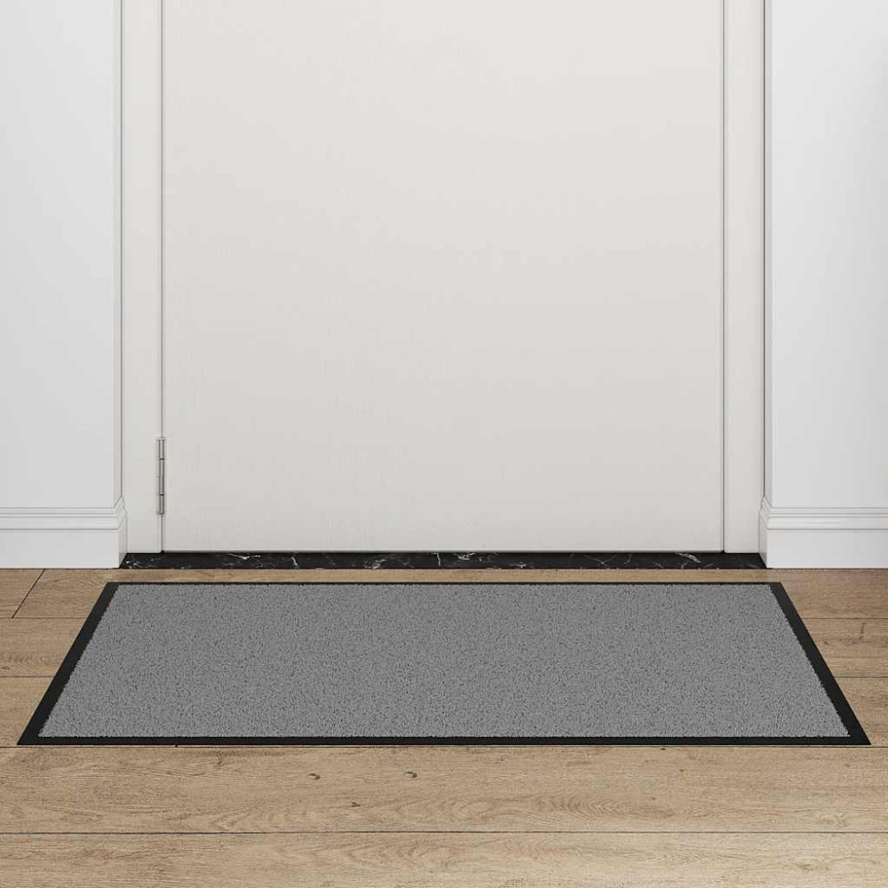 Produktbild för Dörrmatta grå 60x90 cm