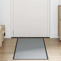 Produktbild för Dörrmatta grå 60x150 cm