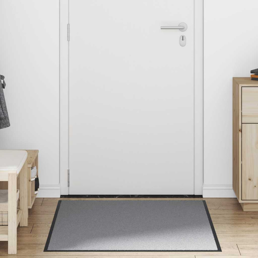 Produktbild för Dörrmatta grå 90x150 cm