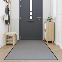 Produktbild för Dörrmatta grå 115x400 cm