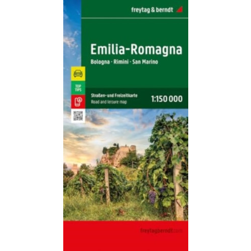 Freytag-Berndt Emilia - Romagna Road and Leisure Map
