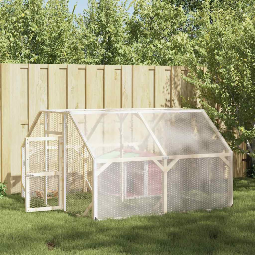 Produktbild för Växtskydd med öljetter 2x4 m polyeten