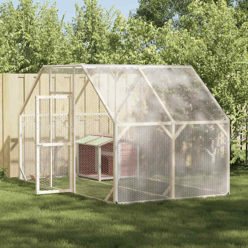 Produktbild för Växtskydd med öljetter 2x8 m polyeten