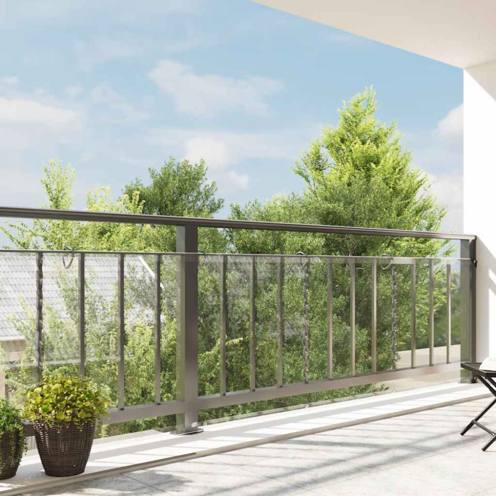 Produktbild för Växtskydd med öljetter 1x6 m PVC