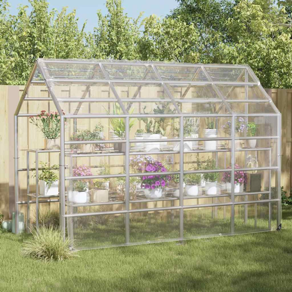 Produktbild för Växtskydd med öljetter 3x6 m PVC