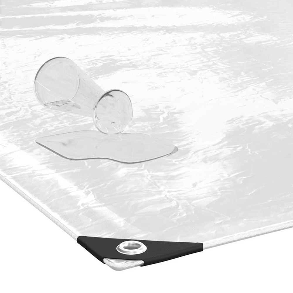 Produktbild för Växtskydd med öljetter 3x6 m PVC