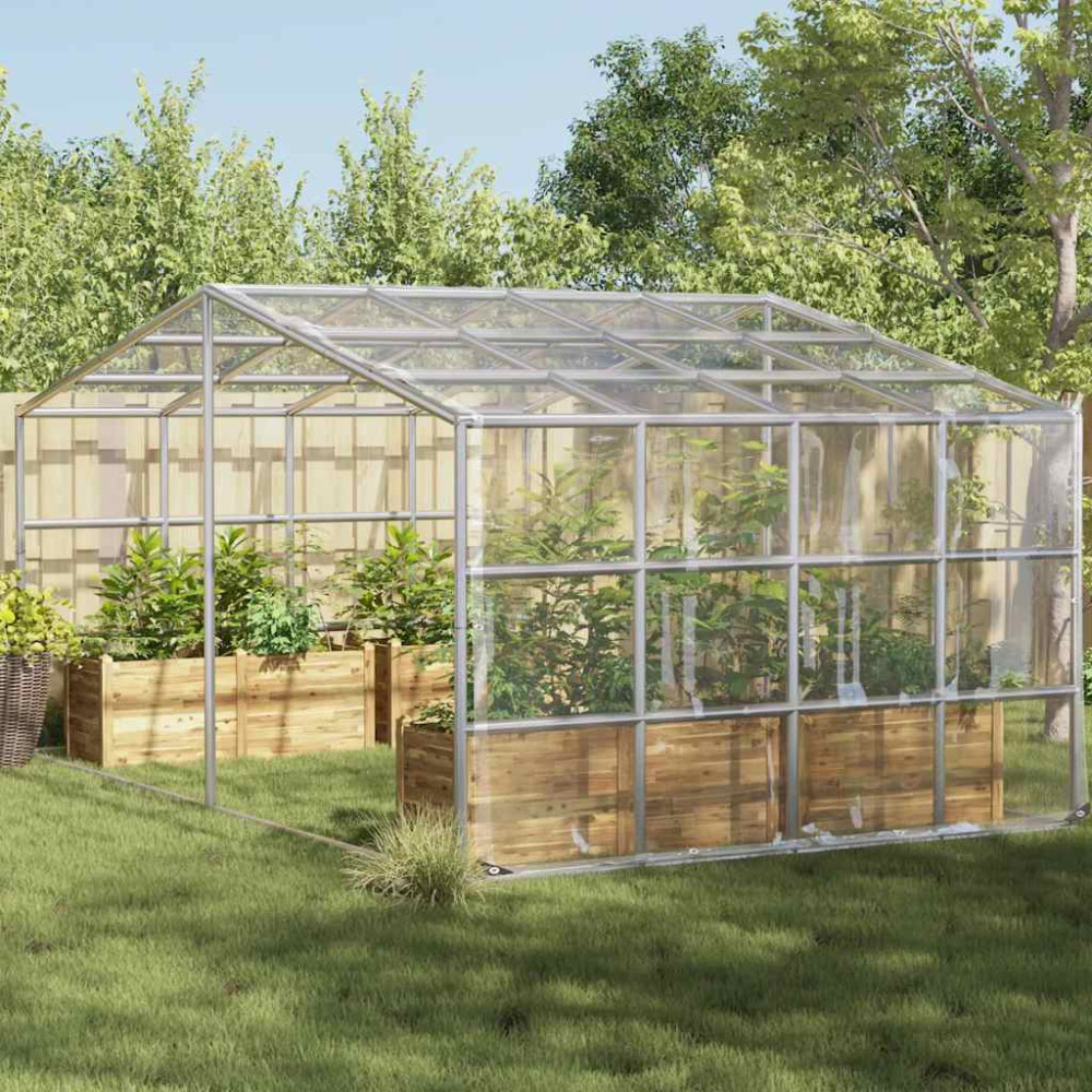 Produktbild för Växtskydd med öljetter 3x10 m PVC