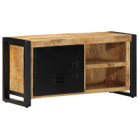 Produktbild för Tv-bänk 80x30x40 cm massivt grovt mangoträ