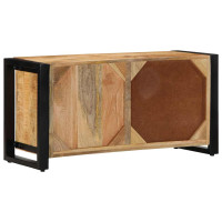 Produktbild för Tv-bänk 80x30x40 cm massivt grovt mangoträ