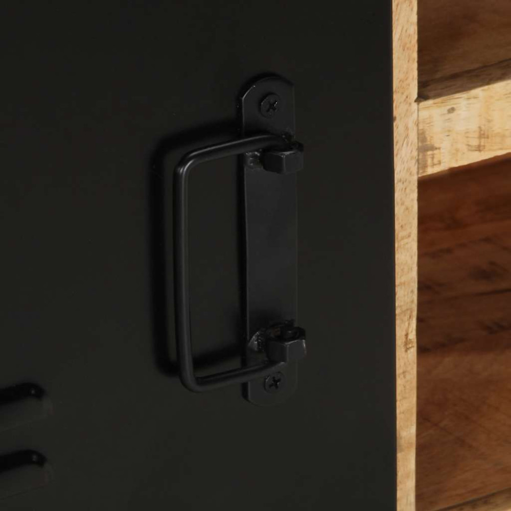 Produktbild för Tv-bänk 80x30x40 cm massivt grovt mangoträ