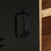 Produktbild för Tv-bänk 80x30x40 cm massivt grovt mangoträ
