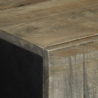 Produktbild för Skänkar 2 st ljusgrå 60x33,5x75 cm mango i massivt trä