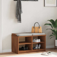 Produktbild för Hallbänk SANDNES 87x40x50 cm massiv trä furu