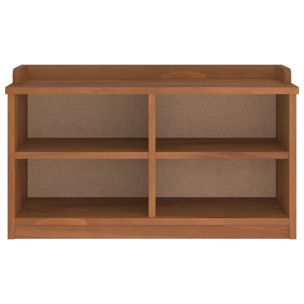 Produktbild för Hallbänk SANDNES 87x40x50 cm massiv trä furu