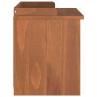 Produktbild för Hallbänk SANDNES 87x40x50 cm massiv trä furu