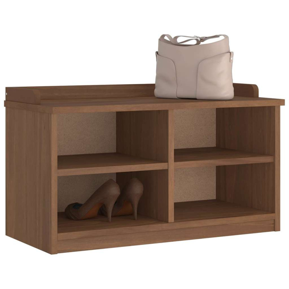 Produktbild för Hallbänk SANDNES 87x40x50 cm massiv trä furu
