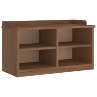 Produktbild för Hallbänk SANDNES 87x40x50 cm massiv trä furu