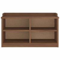 Produktbild för Hallbänk SANDNES 87x40x50 cm massiv trä furu