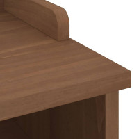 Produktbild för Hallbänk SANDNES 87x40x50 cm massiv trä furu
